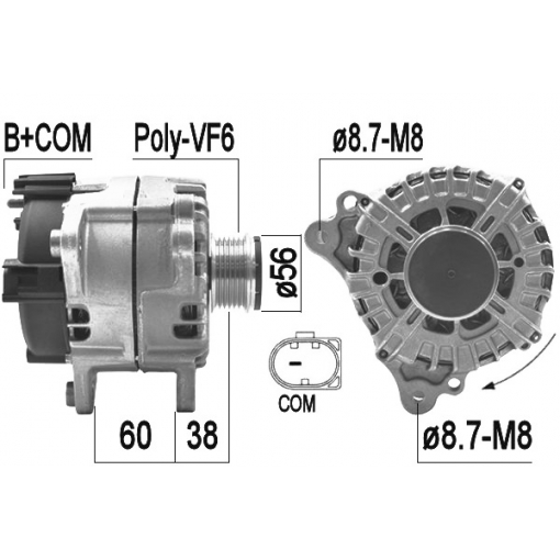 めぇ☆ Alternator EB1371G 553480RI 2613763 FG23S035 553480RIH