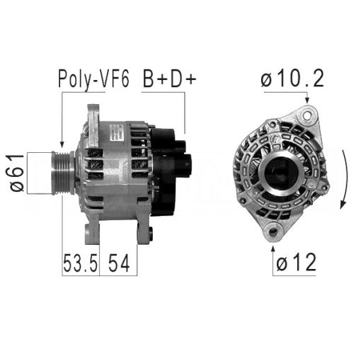 Alternator lancia thesis image